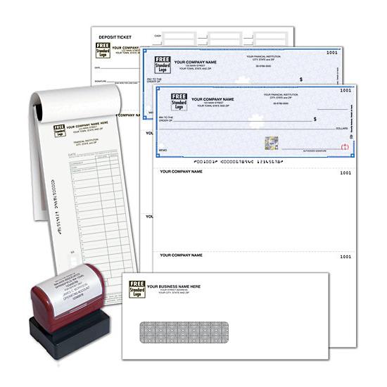 [Image: Laser Business Checks Starter Kit, QuickBooks Compatible, High Security, Personalized Printing]