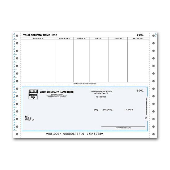 [Image: Continuous Accounts Payable Check - DCB210]