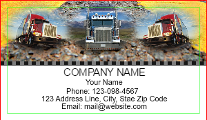 Trucking Company Business Cards