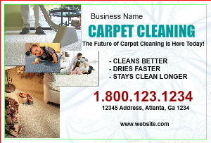 Carpet Cleaning Postcard