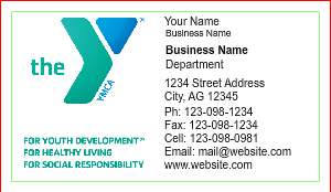Ymca Business Card Template