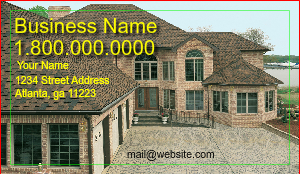 Roofing Contractor Business Card