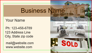 Home Staging Business Card Template 5