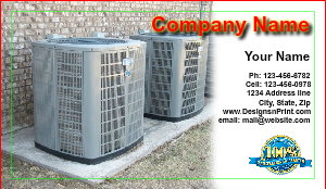 Air Conditioning Business Card