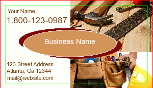 Design Business Cards For Contractors