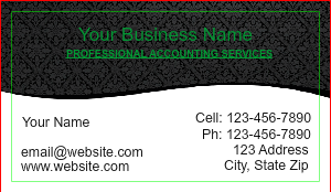 Creative Accounting Business Card