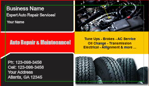 Auto Repair Business Card