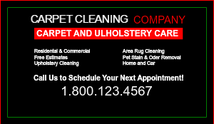 Cleaning Company Business Card
