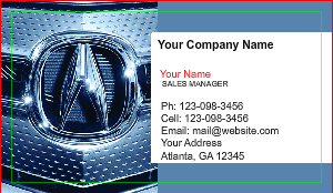 Acura Business Card