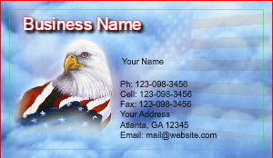 American Eagle Business Cards