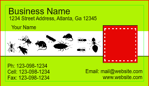 Pest Pontrol Business Card Design
