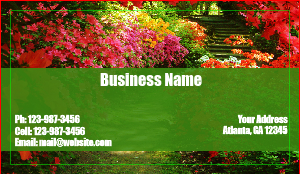 Lawn Services Business Card Template