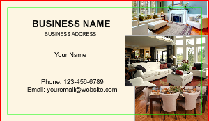 Home Staging Business Card Template 2