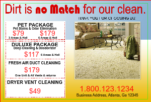 Carpet Cleaning Flyer Marketing