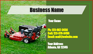 Landscaping Business Card Template