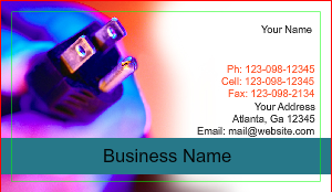Design Electrical Business Card Online