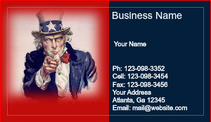 Uncle Sam Business Card