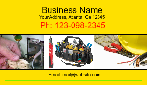 Electrical Services Business Card