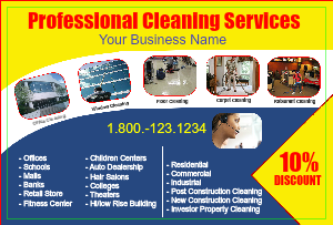 Cleaning Service Postcards