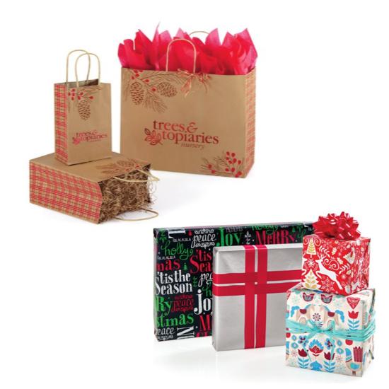 Holiday Packaging - Bags, Tissue, Gift Wrap