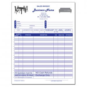Furniture Sales Forms
