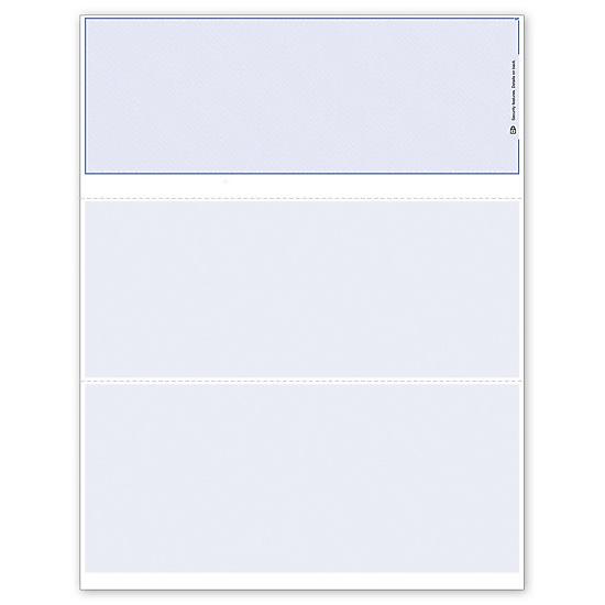 Blank Check Paper With Security Features, Blank Business Checks