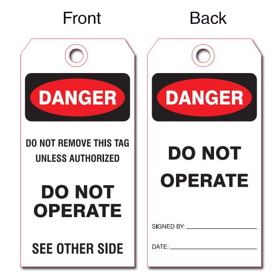 Production & Safety Tags