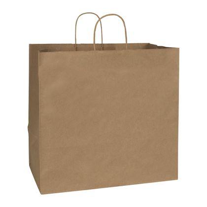 Kraft & White Paper Shopping Bags