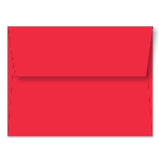 Red Announcement Envelope A6 (4 3/4 x 6 1/2) - Custom Printed