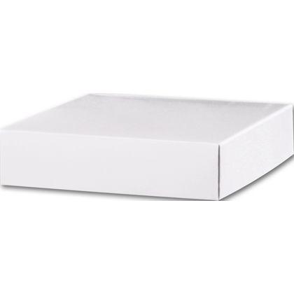 Deluxe Gift Box Lids, White, Medium