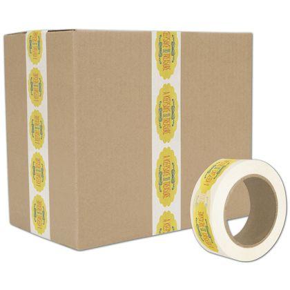 Personalized Packing Tape, White, 2" x 55 yds