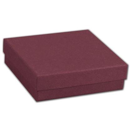 Eco-Friendly Colored Bangles Jewelry Boxes, Merlot, Small