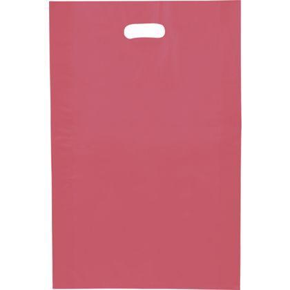 Frosted Colored Merchandise Bag, Red, 14 x 3 x 21"