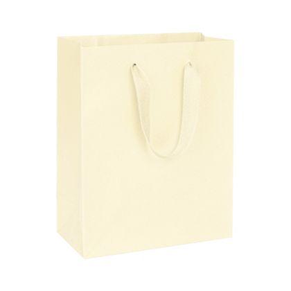 Upscale Shopping Bags, Ivory, Medium