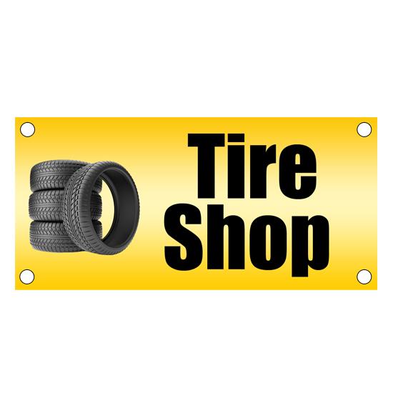 Tire Shop Vinyl Banner