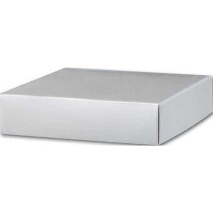 Deluxe Gift Box Lids, Silver, Medium