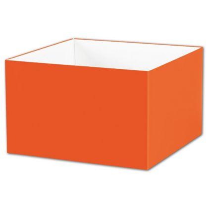 Deluxe Gift Box Bases, Orange, Large