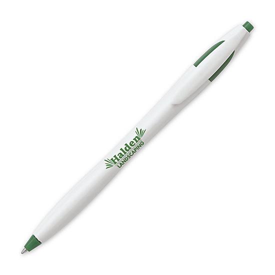 Spa Classic White Click Pen, Printed Personalized Logo, Promotional Item, Giveaway Product, 300