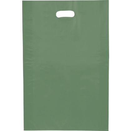 Frosted Colored Merchandise Bag, Hunter, 14 x 3 x 21"