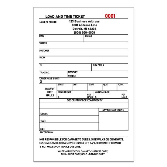 Trucking Business Forms Envelopes Printers DesignsnPrint 