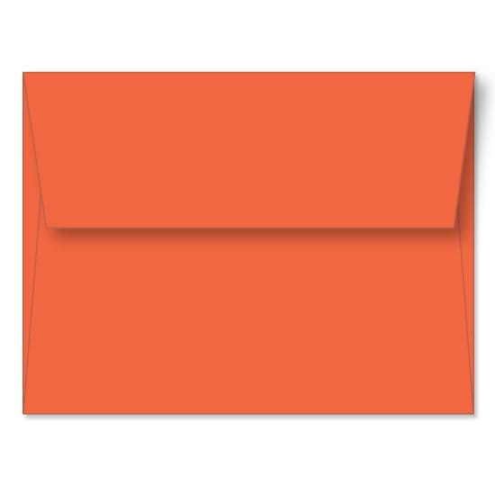 Tangerine Announcement Envelope A2 (4 3/8 x 5 3/4) - Custom Printed