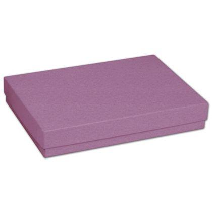 Eco-Friendly Colored Necklace Jewelry Boxes, Purple