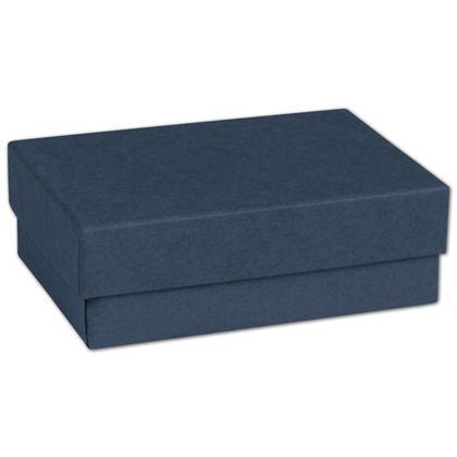 Eco-Friendly Colored Earrings Jewelry Boxes, Navy
