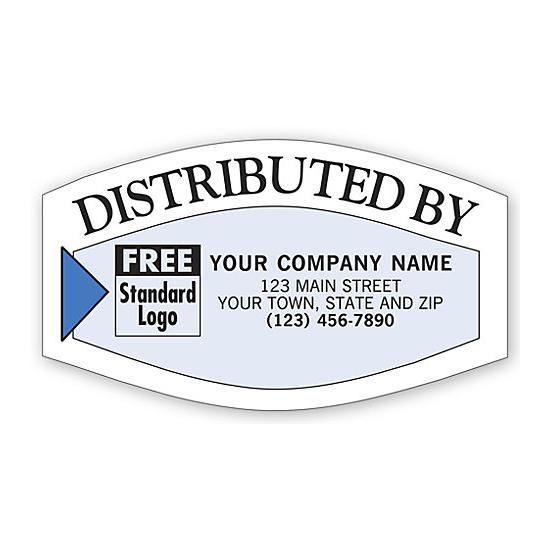 Distributed By Service Labels, White-blue