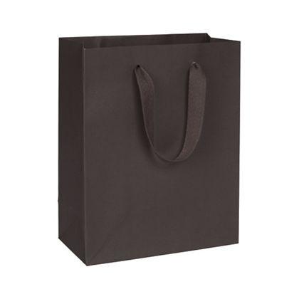 Upscale Shopping Bags, Espresso, Medium