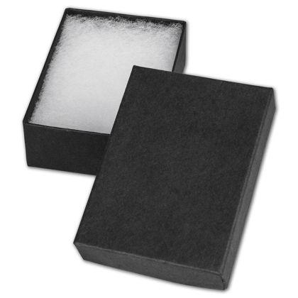 Eco-Friendly Colored Earrings Jewelry Boxes, Black