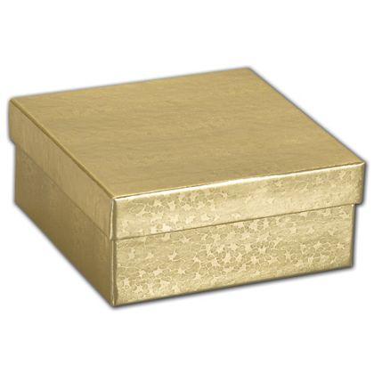 Coat Pin Jewelry Boxes, Gold Foil Embossed