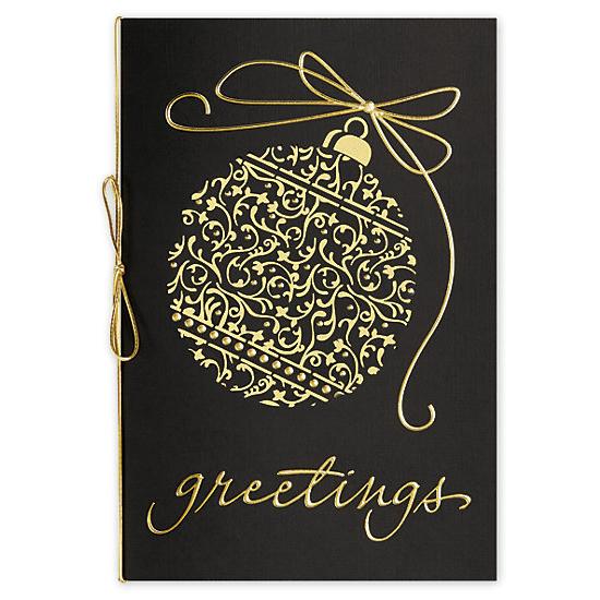 Etched In Gold Laser-cut Holiday Cards