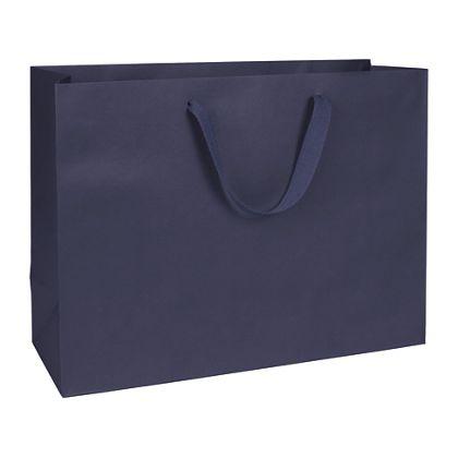 Upscale Shopping Bags, Navy, Extra Large