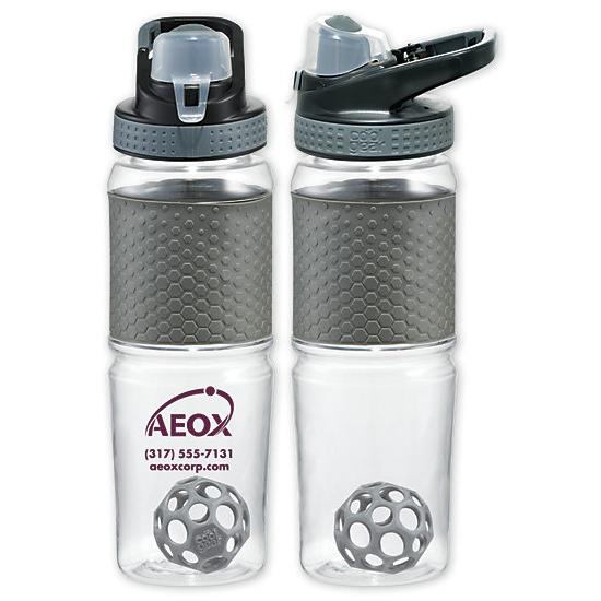 24-oz. Cool Gear Protein Shaker, Printed Personalized Logo, Promotional Item, 24